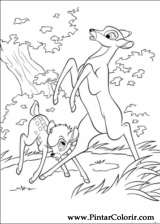 Pintar e Colorir Bambi 2 - Desenho 032