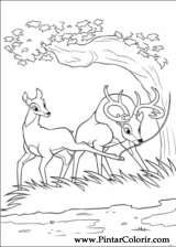 Pintar e Colorir Bambi 2 - Desenho 033