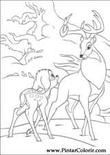 Pintar e Colorir Bambi 2 - Desenho 045