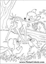 Pintar e Colorir Bambi 2 - Desenho 046