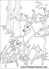 Pintar e Colorir Bambi 2 - Desenho 048