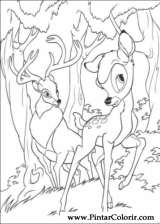 Pintar e Colorir Bambi 2 - Desenho 050
