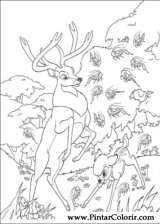 Pintar e Colorir Bambi 2 - Desenho 051