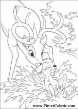 Pintar e Colorir Bambi 2 - Desenho 052