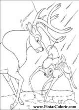 Pintar e Colorir Bambi 2 - Desenho 061