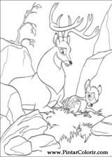 Pintar e Colorir Bambi 2 - Desenho 062