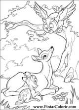 Pintar e Colorir Bambi - Desenho 014