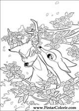 Pintar e Colorir Bambi - Desenho 025