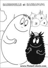 Pintar e Colorir Barbapapa - Desenho 033