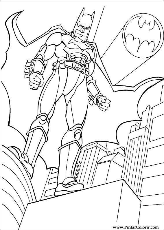 Imprimir Batman para colorir Colorir e Pintar!