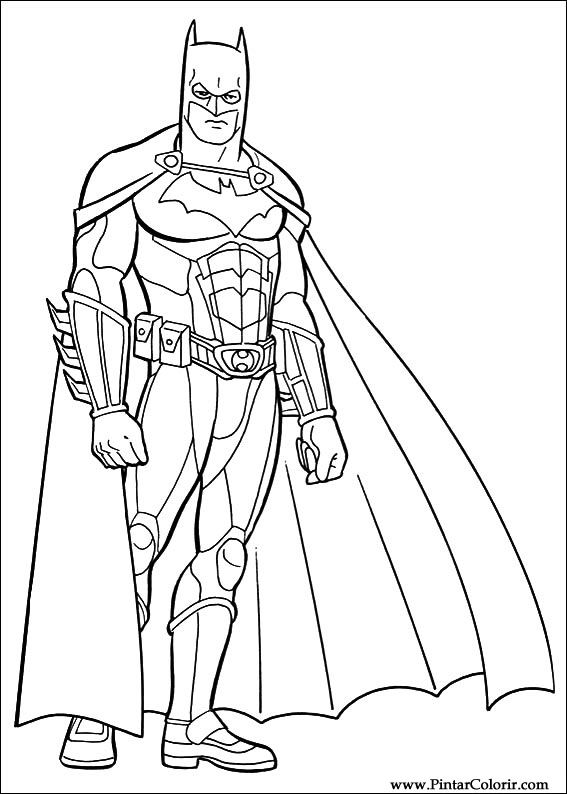 Little Batman Coloring Page  Free Printable Coloring Pages for Kids