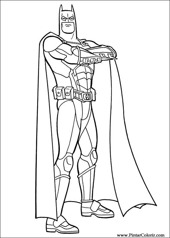 Drawings To Paint  Colour Batman  Print Design 011