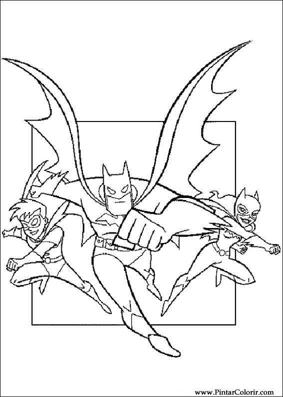 Pintar e Colorir Batman - Desenho 069