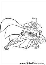 Pintar e Colorir Batman - Desenho 002