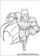Pintar e Colorir Batman - Desenho 004