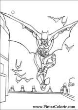 Pintar e Colorir Batman - Desenho 041