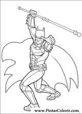 Pintar e Colorir Batman - Desenho 046