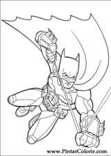 Pintar e Colorir Batman - Desenho 049