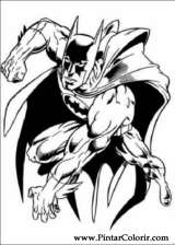 Pintar e Colorir Batman - Desenho 052