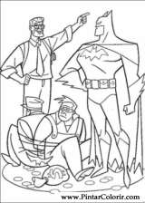 Pintar e Colorir Batman - Desenho 055
