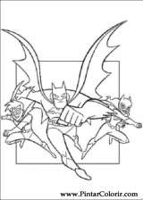 Pintar e Colorir Batman - Desenho 069