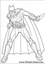 Pintar e Colorir Batman - Desenho 109