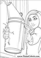 Pintar e Colorir Bee Movie - Desenho 026