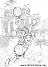 Pintar e Colorir Bee Movie - Desenho 033