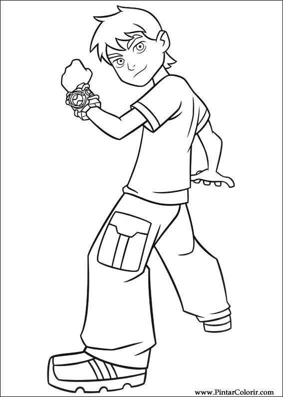 Ben 10 Coloring Page » Turkau