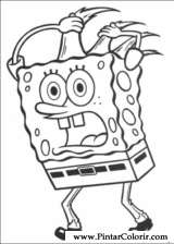 Pintar e Colorir Bob Esponja - Desenho 053