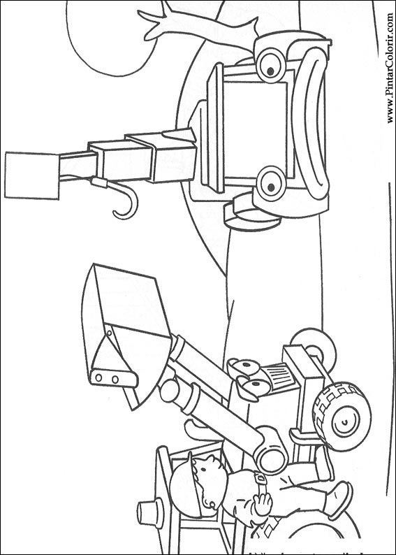 Pintar e Colorir Bob O Construtor - Desenho 025