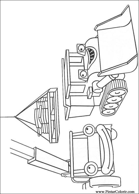 Pintar e Colorir Bob O Construtor - Desenho 038