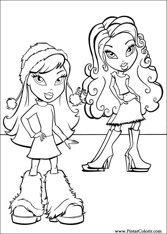 Pintar e Colorir Bratz - Desenho 005