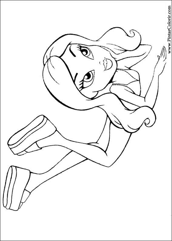 Pintar e Colorir Bratz - Desenho 040