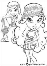 Pintar e Colorir Bratz - Desenho 063