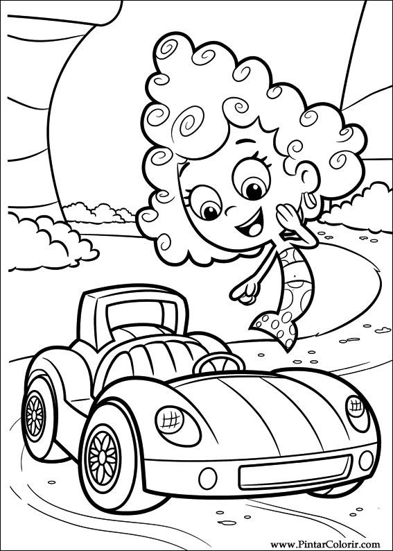 Pintar e Colorir Bubble Guppies - Desenho 004