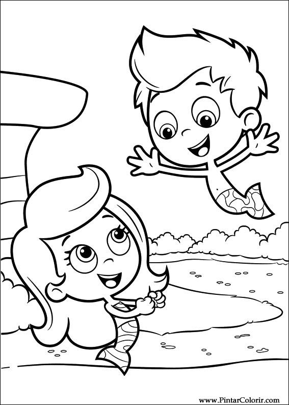 45 Desenhos de Bubble Guppies para colorir - OrigamiAmi - Arte