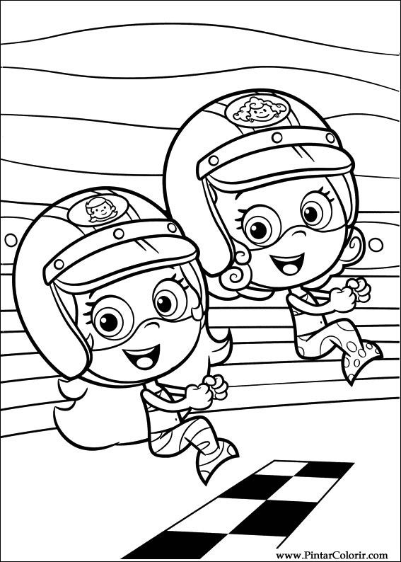 Pintar e Colorir Bubble Guppies - Desenho 025