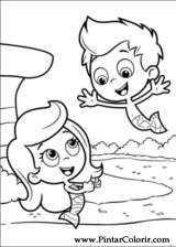 Pintar e Colorir Bubble Guppies - Desenho 005