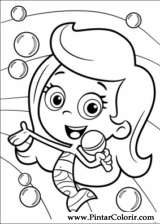 Pintar e Colorir Bubble Guppies - Desenho 009