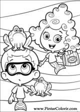 Pintar e Colorir Bubble Guppies - Desenho 011