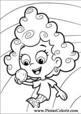 Pintar e Colorir Bubble Guppies - Desenho 015