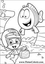 Pintar e Colorir Bubble Guppies - Desenho 020