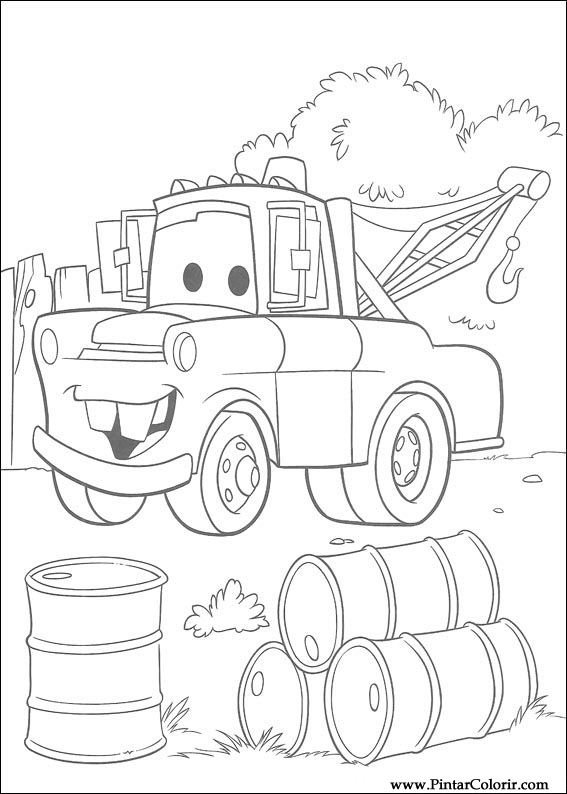 Desenhos Para Pintar e Colorir Carros - Imprimir Desenho 011