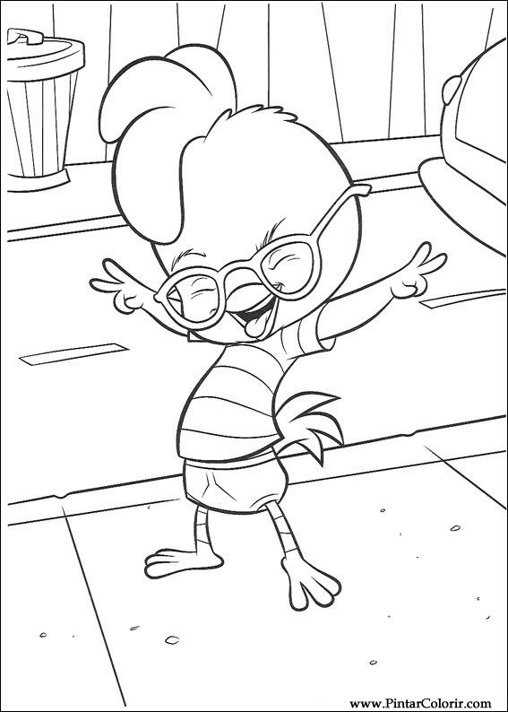 Pintar e Colorir Chicken Little - Desenho 027