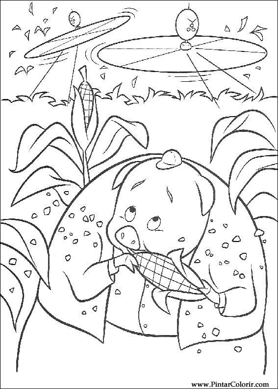 Pintar e Colorir Chicken Little - Desenho 060