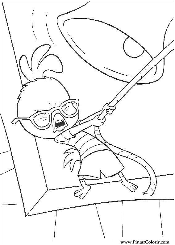 Pintar e Colorir Chicken Little - Desenho 064