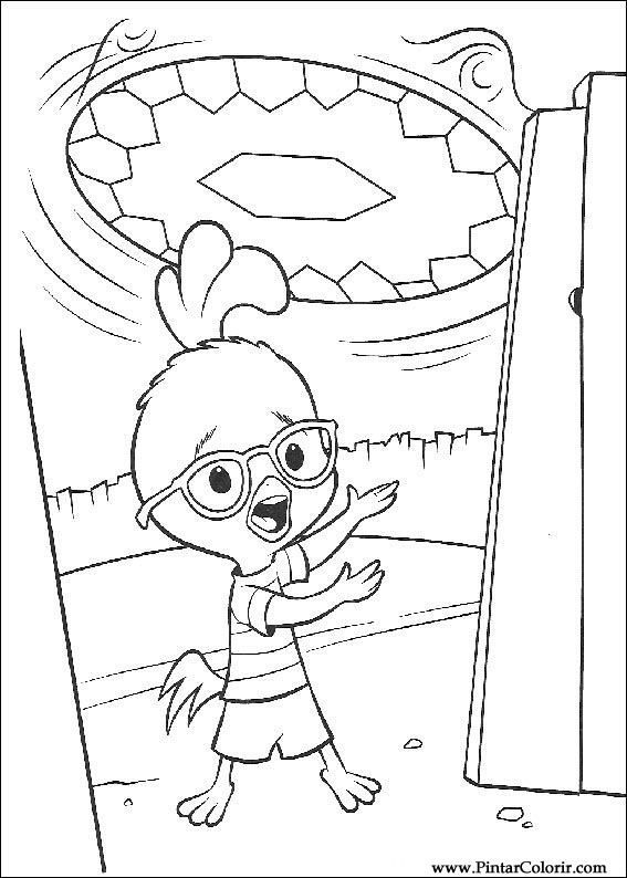 Pintar e Colorir Chicken Little - Desenho 067