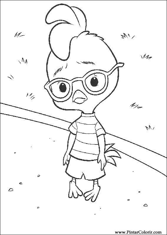 Pintar e Colorir Chicken Little - Desenho 069