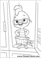 Pintar e Colorir Chicken Little - Desenho 029